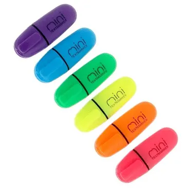 Tto Mini Highlighters Neon Colours (6PCS) 409173