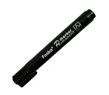 Foska Permanent Marker Black FO7001-01