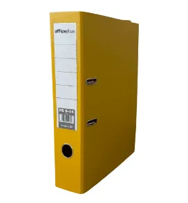 Officeplus Boxfile F/SC Wide 8/34 Yellow