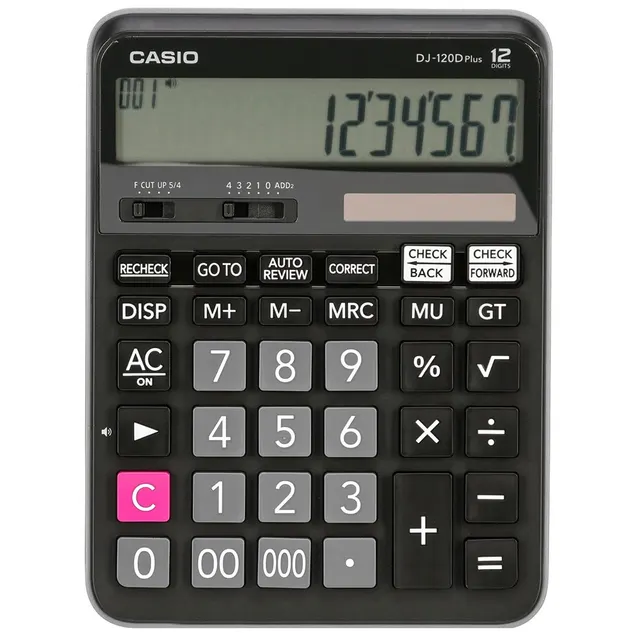 Casio Calculator 12 Dig. DJ-120D Plus