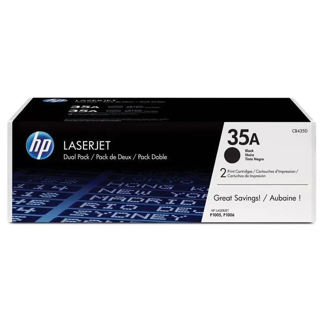 HP Toner P1005 CB435AD Twin Pack