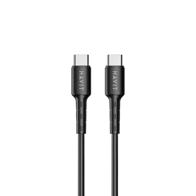 Havit Usb-C To Usb-C Cable 1M Black 60W CB6235