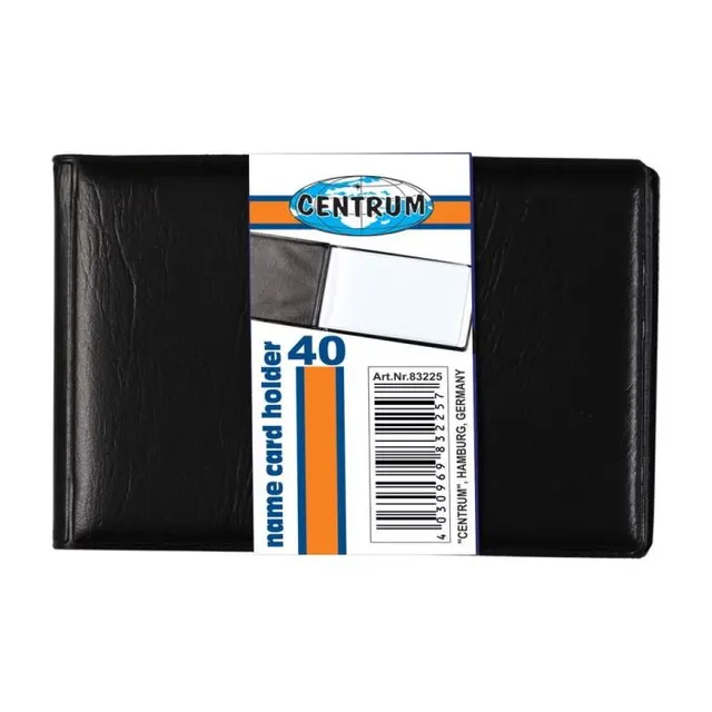Forpus Business Card Holder 11x8cm for 40 Cards CE83225