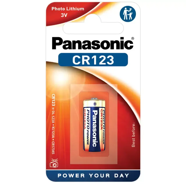 Panasonic Battery 3V CR-123AL/1BP Each