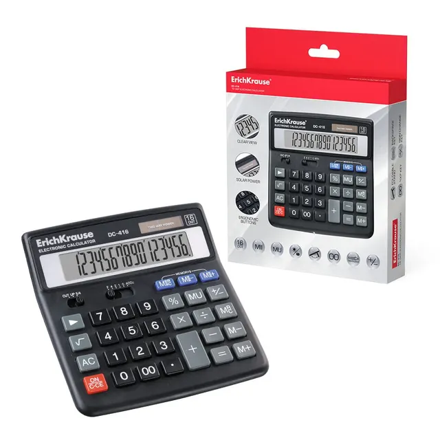 Erichkrause Desk Electronic Calculator 16-DIGIT DC-416 40416