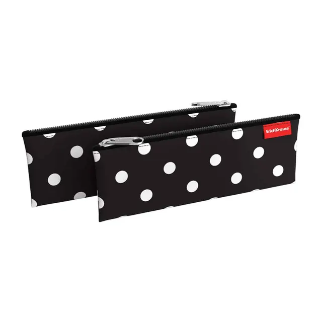 Erichkrause Pencil Case Envelope 220X90 Dots in Black 52426