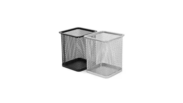 Forpus Telleno Pen Holder Square Silver F30621