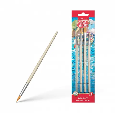 Erichkrause Artberry Synthetic Brushes for Watercolors and Poster Paints 36499
