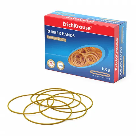 Erichkrause Rubber Bands 60mm, 100% Crepe (Box 100gr) 16401
