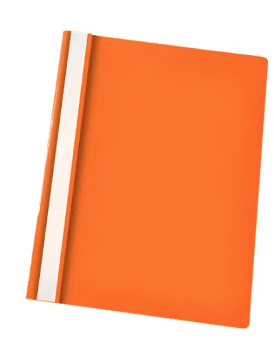 Esselte PVC A4 Flat File Orange 28323