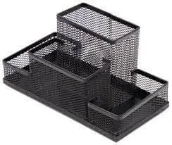 Forpus Telleno Desktop Organiser Black 4 Port F30546