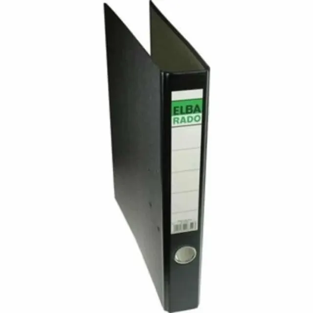 Elba Box File PVC 50MM F/SC BLK 10994