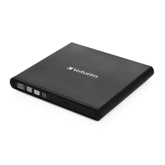 Verbatim Slimline Disk Drive DVD±RW (±R DL) USB 2.0 External 98938