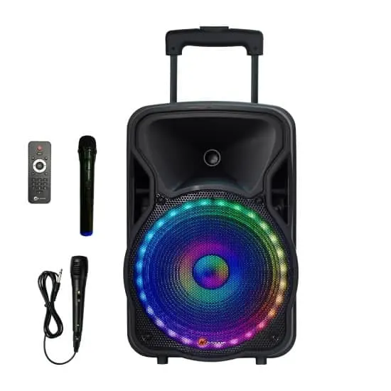 N-Gear Portable Speaker Flash 1205 12" LED 1205-0077
