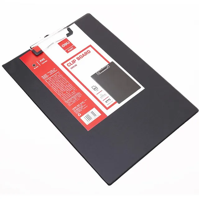Deli Clipboard A4 Vertical Black DL-38153