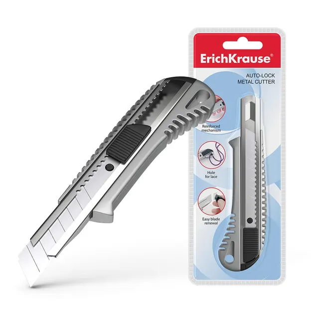 Erichkrause Cutter Metal Auto-Lock 18MM 19158