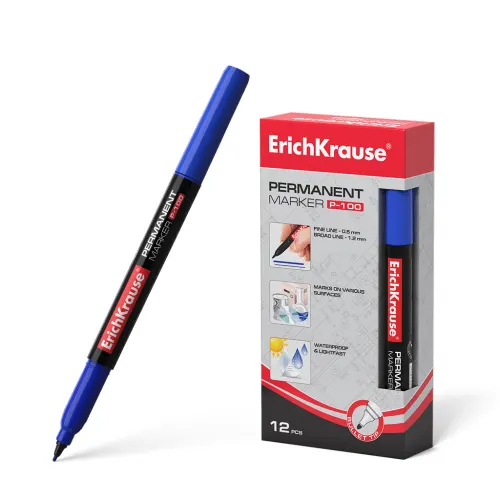 Erichkrause Permanent Marker P-100 Blue 12842