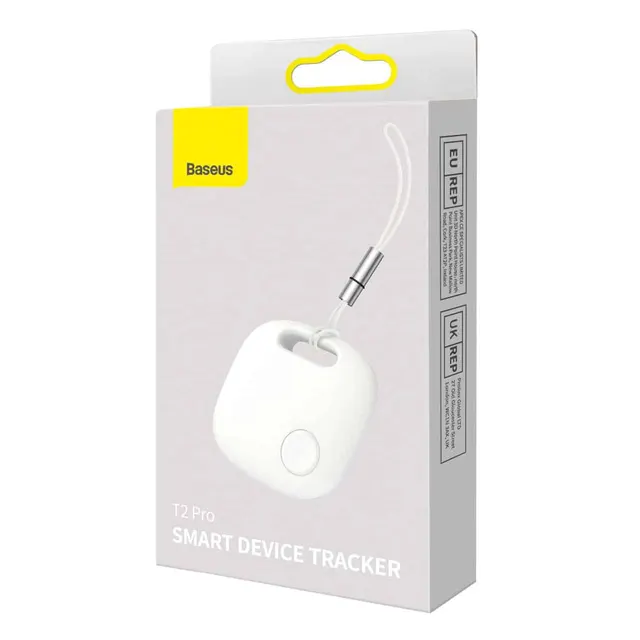 Baseus T2 Pro Smart GPS Tracker for Children Handbag Keys White (FMTP000002)