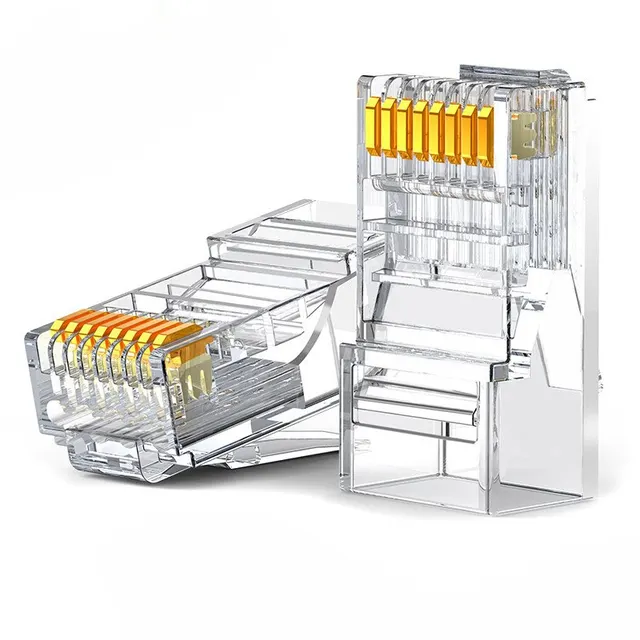 Ugreen 10x Plug Coupler End RJ45 8P8C Cat 6 Transparent 50961