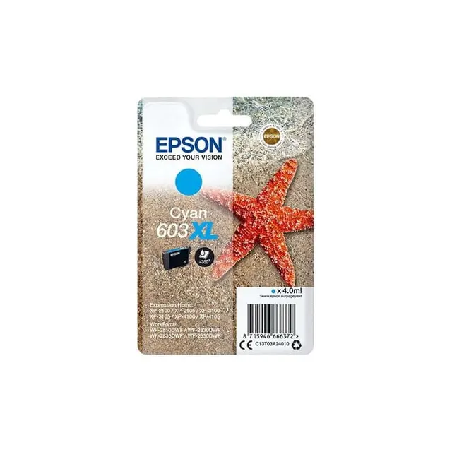 Epson Ink Cartridge T03A240 603XL Cyan