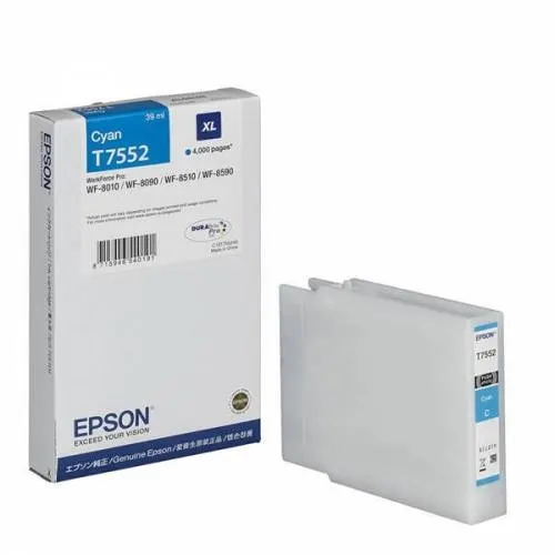 Epson Ink Cartridge T7552 XL Cyan