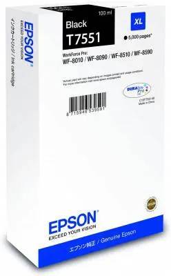 Epson Ink Cartridge T7551 XL Black