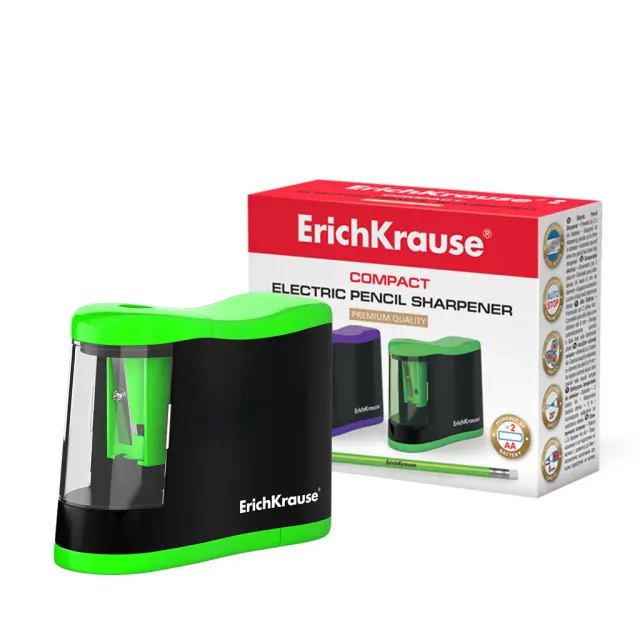 Erichkrause Electric Sharpener Compact with Container 44503