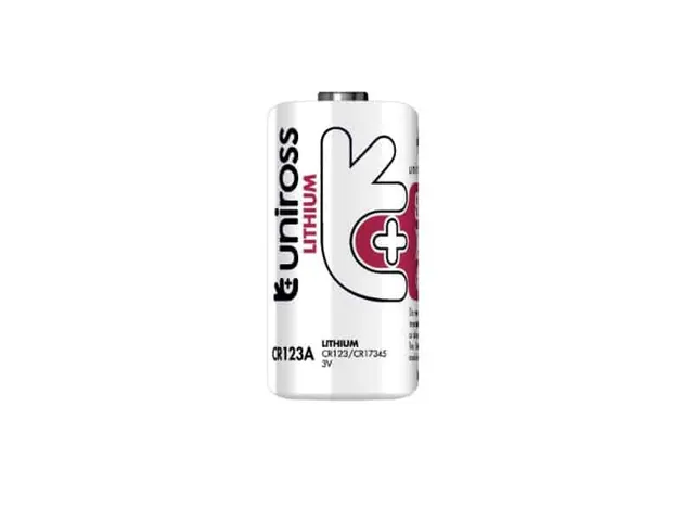 Uniross Battery Lithium UBCR123A Bulk CR123A