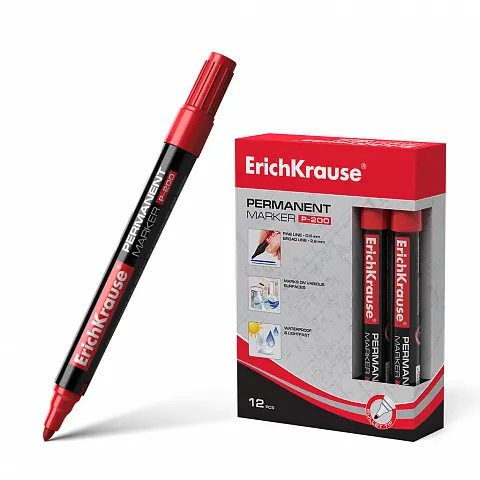Erichkrause Permanent Marker P-200 Red 4779