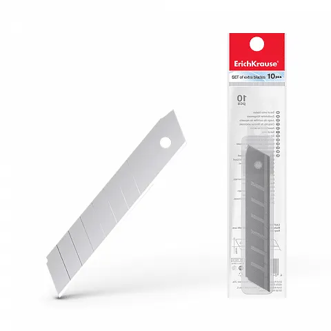 Erichkrause Set of Additional Blades for Cutter 18MM (10PCS) 19274