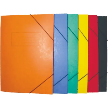 B/R Prespan Folder with Elastic Closure Orange FD10114