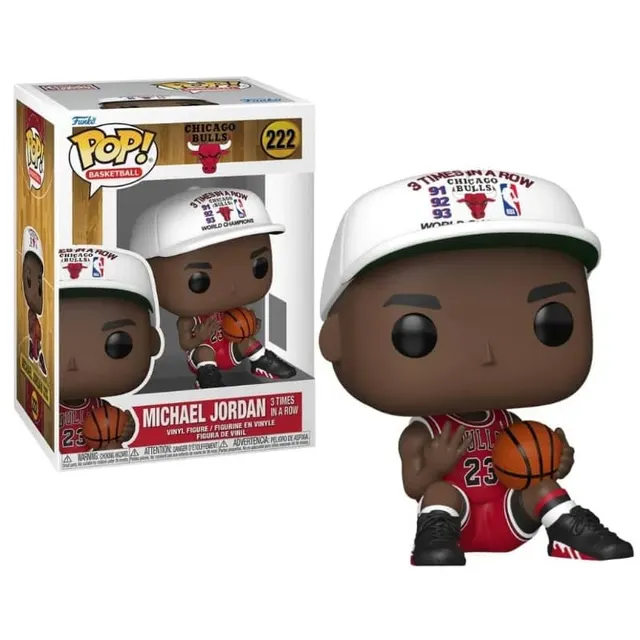 Funko Pop! Sports: Chicago Bulls - Michael Jordan 3 Times in a Row #222 FNK05381