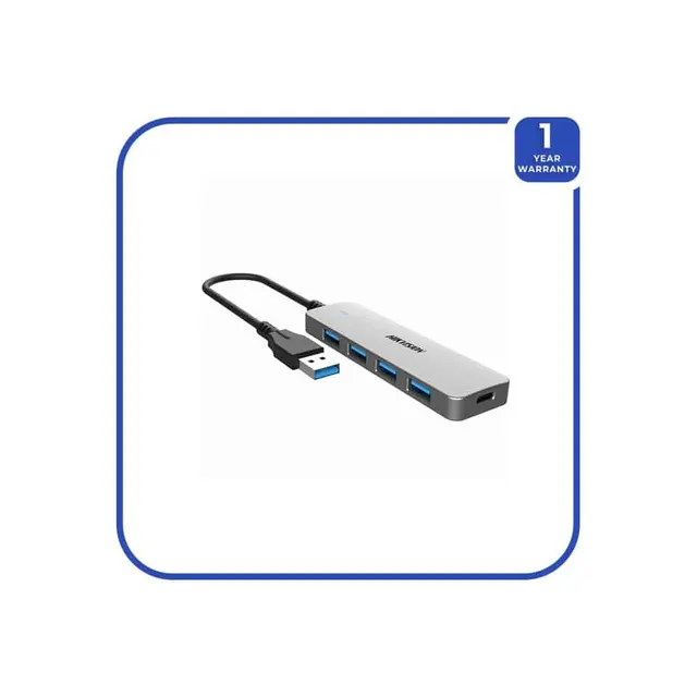 Hikvision USB 3.0 Hub 4 Ports USB + 1 Port Type-C for power DS401
