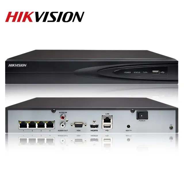 Hikvision NVR 4 POE 4K 4-ch 1U DS-7604NI-K1/4P (C)