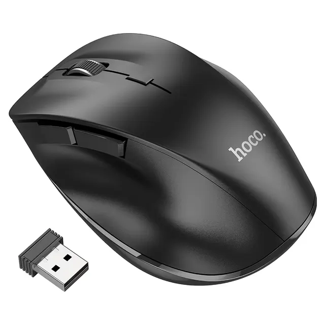 Hoco GM24 Mystic Business Wireless/Bluetooth Mouse Six Buttons Black