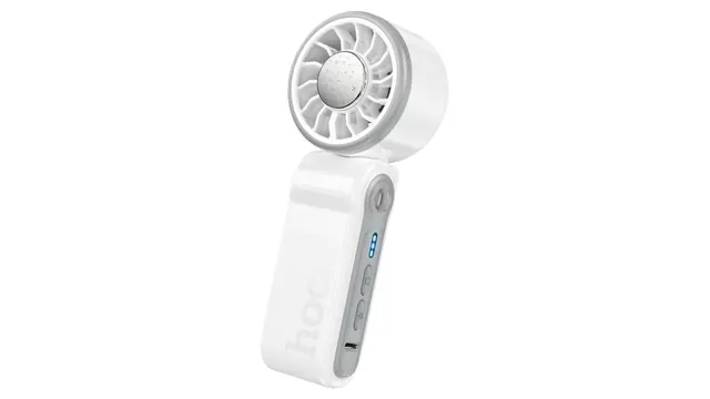 Hoco HX604 "Ice Pack" Lightweight Handheld Fan with Ice Button White