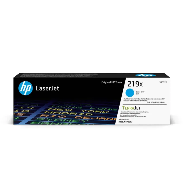 HP Toner 219X W2191X Cyan