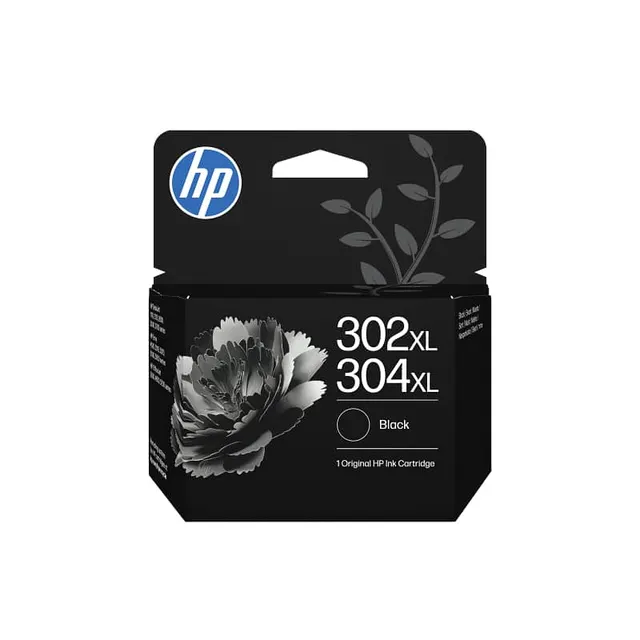 HP Ink Cartridge 302XL & 304XL Black B7RT9AE