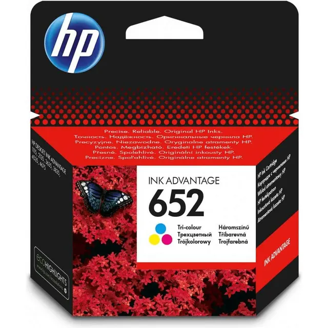 HP Ink Cartridge 652 Color