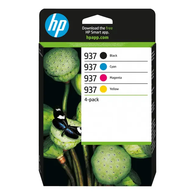 HP Ink Cartridge 937 Multipack (B/C/Y/M) 6C400NE