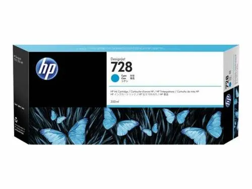 HP Ink Cartridge 728XXL Cyan 300ML