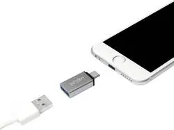 Logilink Usb-C to USB3.0 F USB Adapter Silver AU0042