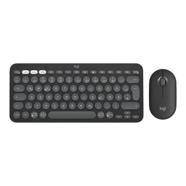 Logitech Wireless Keyboard & Mouse Pebble 2 Graphite 920-012239