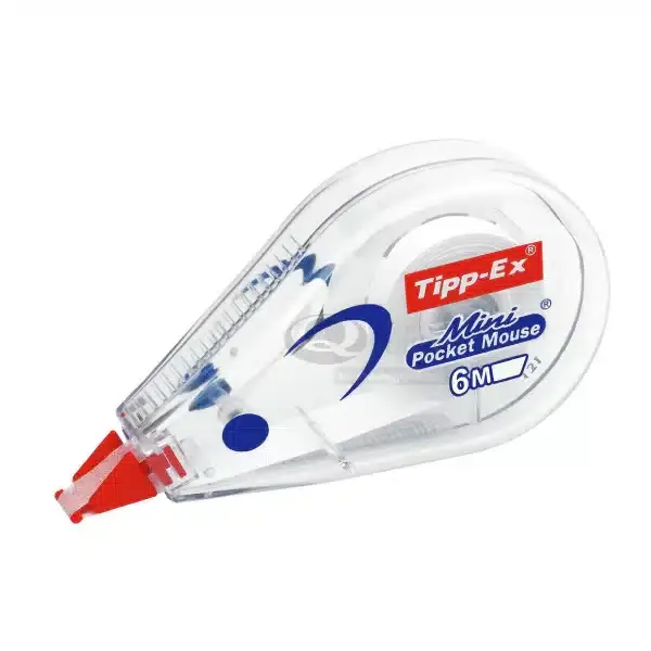 Tipp-Ex Mini Pocket Mouse Correction Tape 5MMX6M White TX-MPM