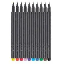 Faber Castell Grip 0.4MM Finepen 10 pcs Carton Wallet