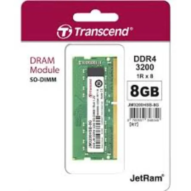 Transcend RAM DDR4 3200MHZ 8GB for Laptop JM3200HSB-8G