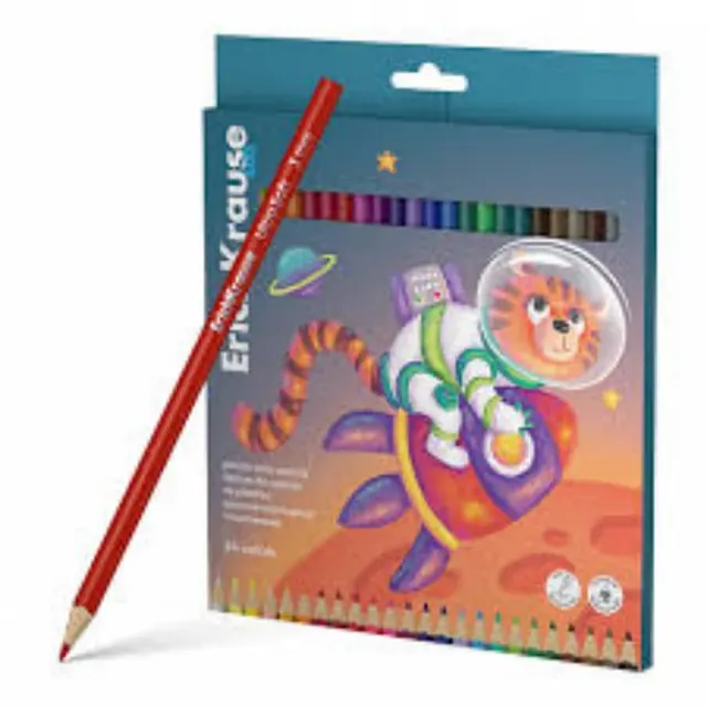 Erichkrause Triangular Color Pencils (24 Colors) 61784