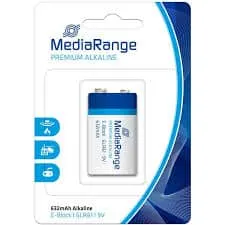 Mediarange Battery 9V Premium Alkaline MRBAT107