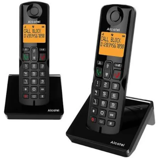Alcatel S280 Duo Cordless Telephones with Loudspeaker 25376