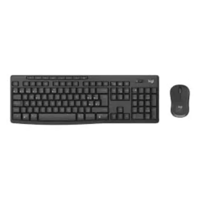 Logitech Wireless/Bluetooth Silent Keyboard & Mouse MK370 UK (920-012073)
